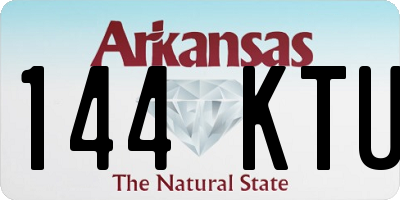 AR license plate 144KTU