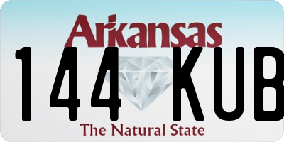 AR license plate 144KUB