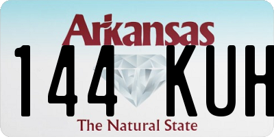 AR license plate 144KUH