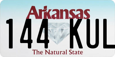 AR license plate 144KUL