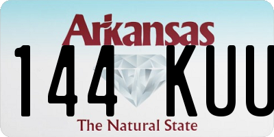 AR license plate 144KUU