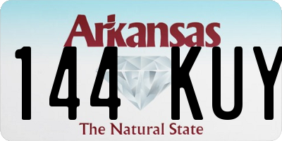 AR license plate 144KUY