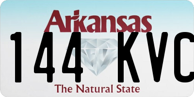AR license plate 144KVC