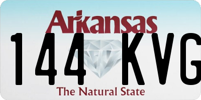 AR license plate 144KVG