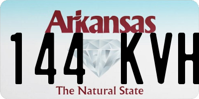 AR license plate 144KVH