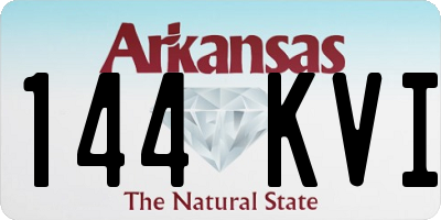 AR license plate 144KVI
