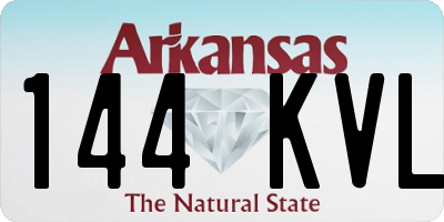 AR license plate 144KVL