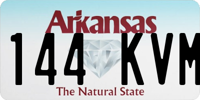 AR license plate 144KVM