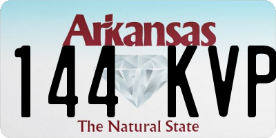 AR license plate 144KVP