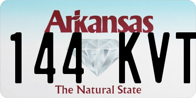 AR license plate 144KVT
