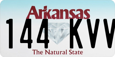 AR license plate 144KVV