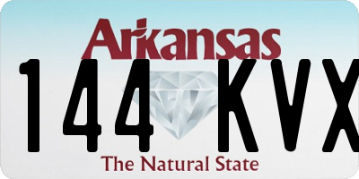 AR license plate 144KVX
