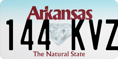 AR license plate 144KVZ