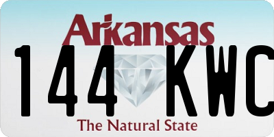 AR license plate 144KWC