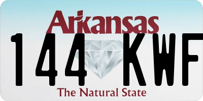 AR license plate 144KWF