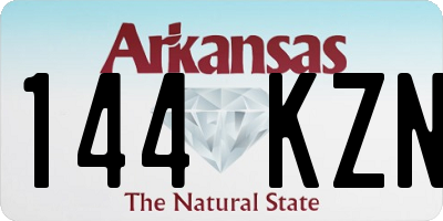AR license plate 144KZN