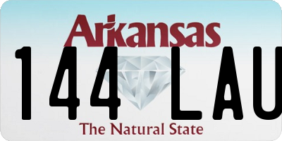 AR license plate 144LAU