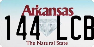 AR license plate 144LCB