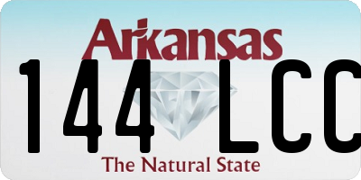 AR license plate 144LCC