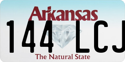 AR license plate 144LCJ
