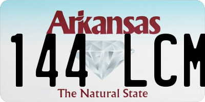 AR license plate 144LCM