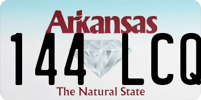 AR license plate 144LCQ