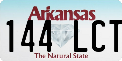 AR license plate 144LCT