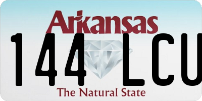 AR license plate 144LCU
