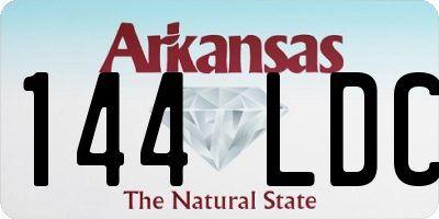 AR license plate 144LDC