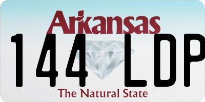 AR license plate 144LDP