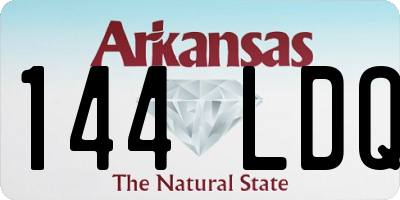 AR license plate 144LDQ