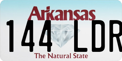 AR license plate 144LDR