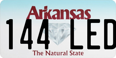 AR license plate 144LED