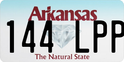 AR license plate 144LPP