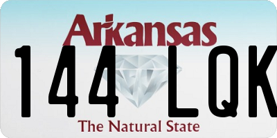 AR license plate 144LQK