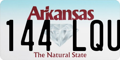 AR license plate 144LQU