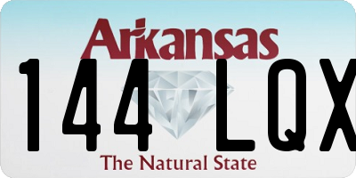 AR license plate 144LQX