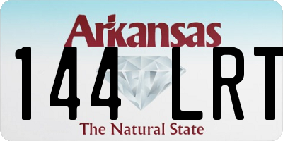 AR license plate 144LRT
