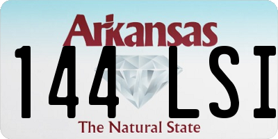 AR license plate 144LSI