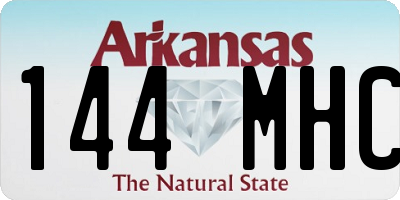 AR license plate 144MHC