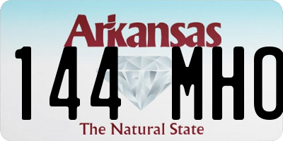 AR license plate 144MHO