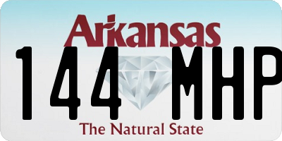 AR license plate 144MHP
