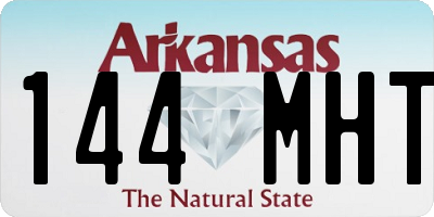 AR license plate 144MHT