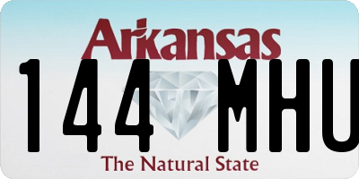 AR license plate 144MHU