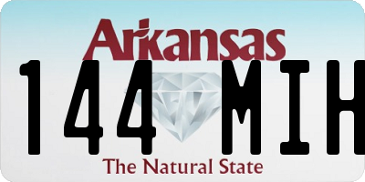 AR license plate 144MIH