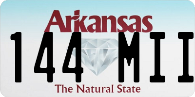 AR license plate 144MII