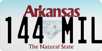 AR license plate 144MIL
