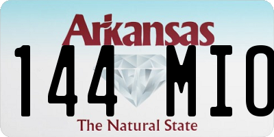 AR license plate 144MIO