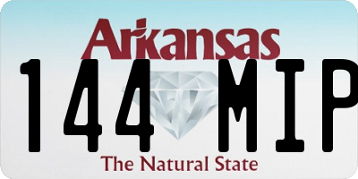 AR license plate 144MIP