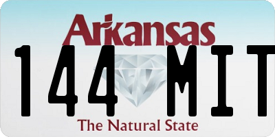 AR license plate 144MIT
